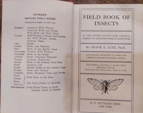 Field Book of Insects of the United States and Canada, Aiming to Answer Common Questions