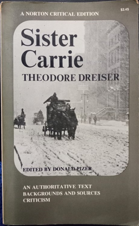 Sister Carrie: An Authoritative Text, Backgrounds and Sources, Criticism (Norton Critical Editions)