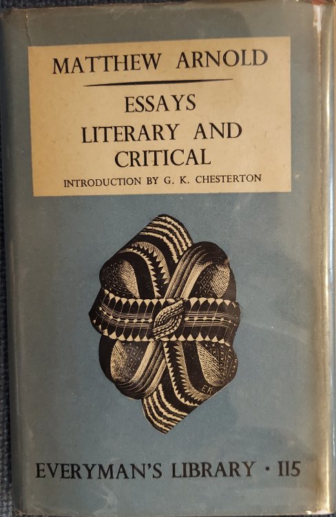 Essays: Literary and Critical (Everyman's Library 115)