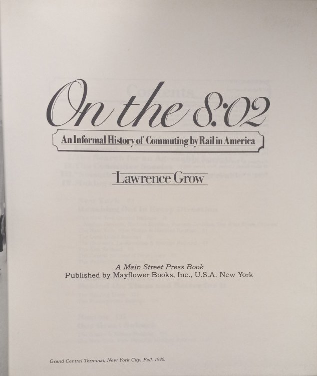 On the 8:02 - An Informal History of Commuting by Rail in America