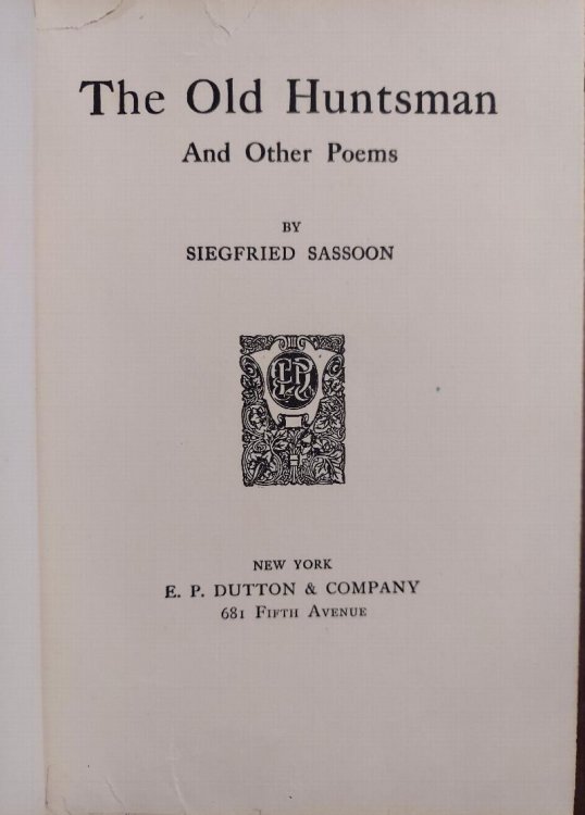 The Old Huntsman and Other Poems