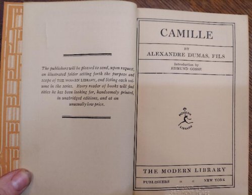 Camille (The Modern Library of the World's Best Books)