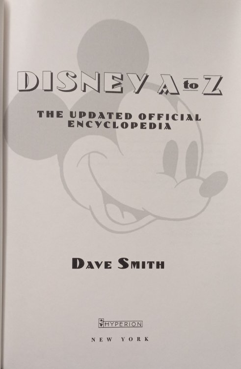 Disney A to Z: The Updated Official Encyclopedia