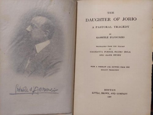The Daughter of Jorio: A Pastoral Tragedy