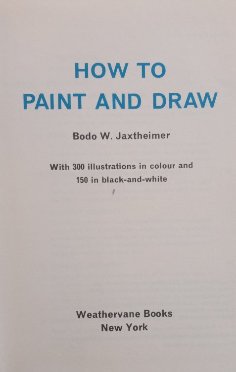 How To Paint And Draw