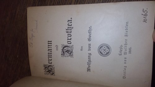 Hermann Und Dorothea