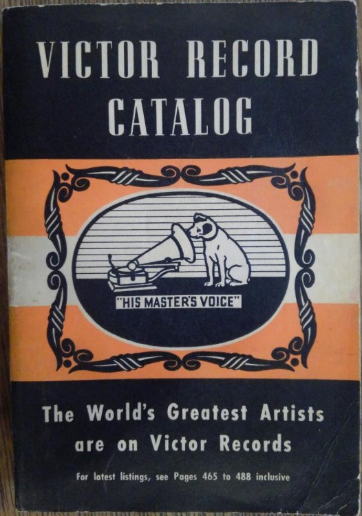 Complete Catalog of Victor Records for 1940-1941