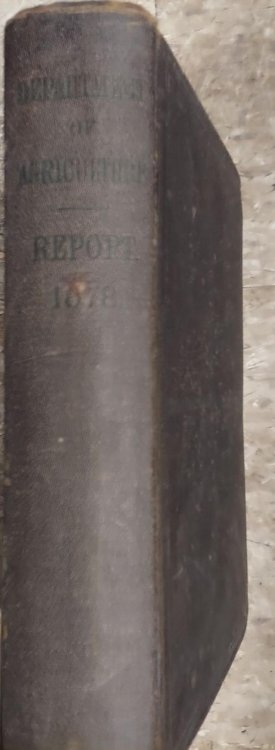Annual Report of the Commissioner of Agriculture for the Year 1878 (includes Report of Botanist on Grasses and Forage Plants)