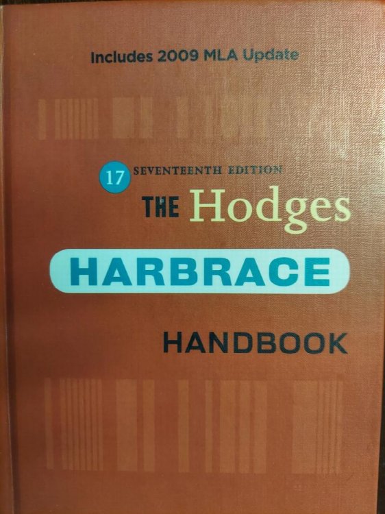 The Hodges Harbrace Handbook, 17th Edition