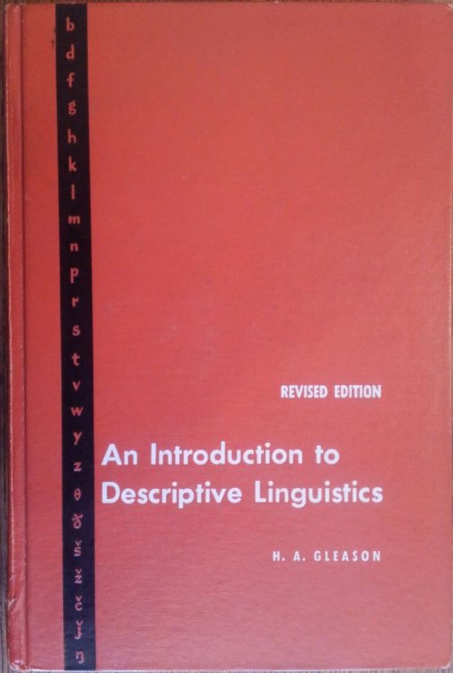 Image for An Introduction to Descriptive Linguistics (Revised Edition) An Introduction to Descriptive Linguistics (Revised Edition)