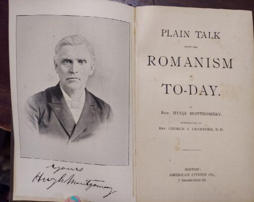 Image for Plain Talk About the Romanism of Today Plain Talk About the Romanism of Today