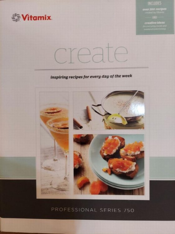 Vitamix Create Recipe Book (Professional Series 750)