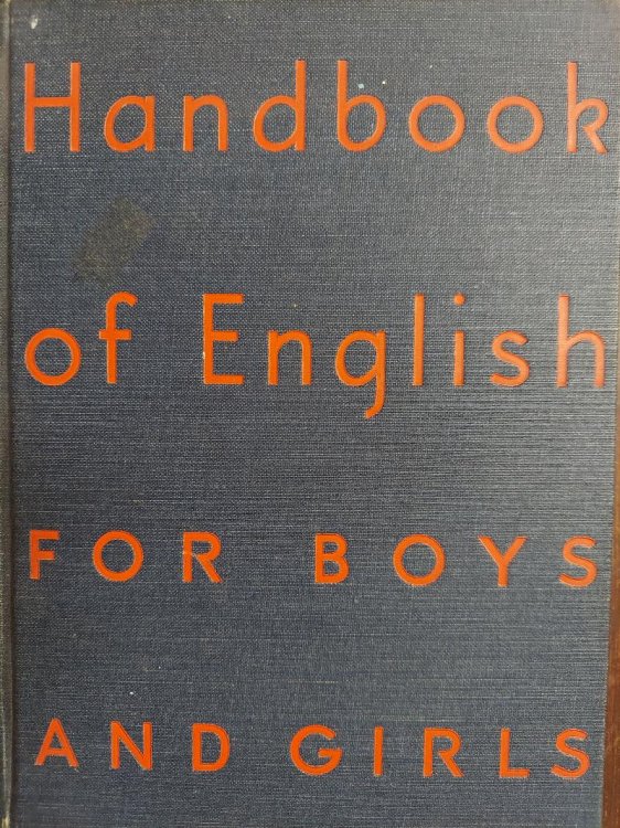 Handbook of English for Boys and Girls
