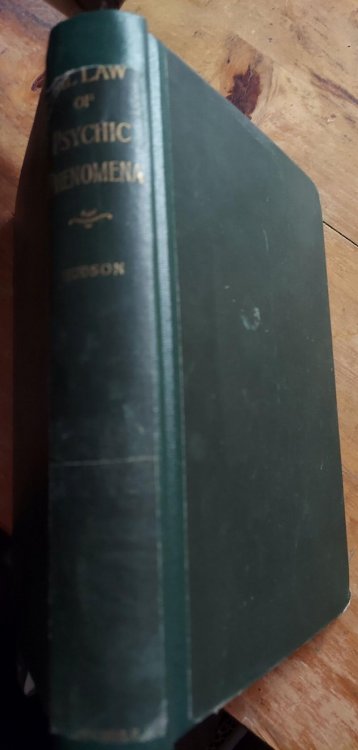 The Law of Psychic Phenomena : A Working Hypothesis