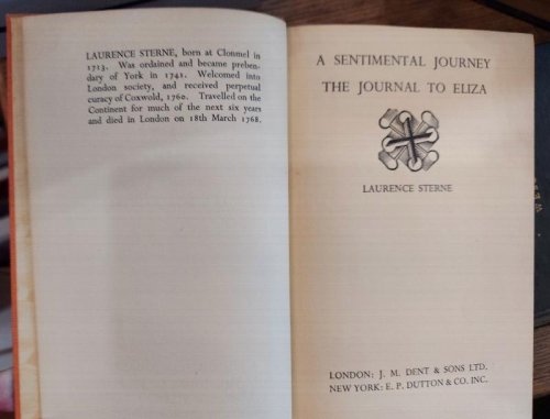A Sentimental Journey : The Journal to Eliza