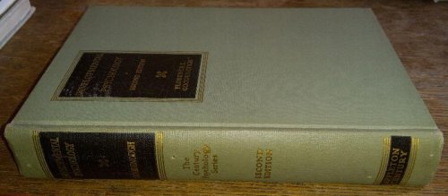 Developmental Psychology: An Introduction to the Study of Human Behavior (The Century Psychology Series) (Second Edition)