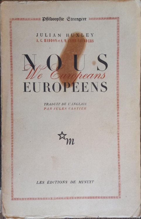 Nous Europeens [We Europeans] (Philosophie Etrangere)