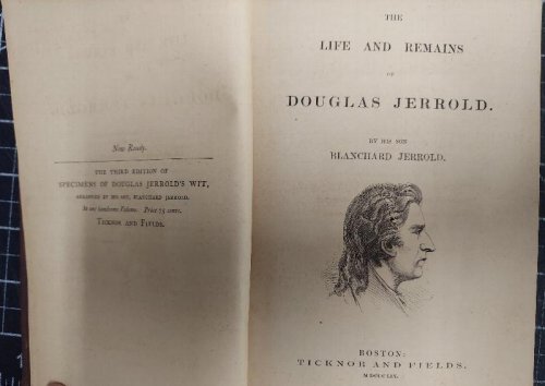 The Life and Remains of Douglas Jerrold