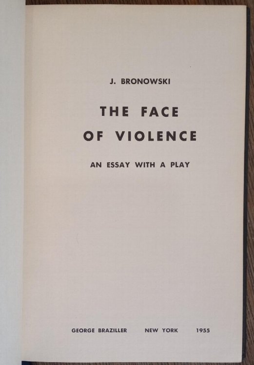 The Face of Violence: An Essay With a Play