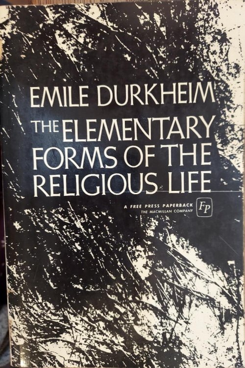 The Elementary Forms of the Religious Life