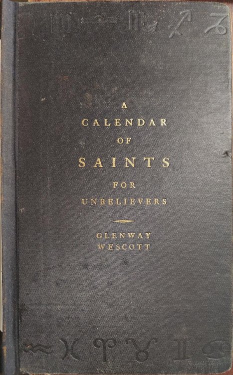 A Calendar of Saints for Unbelievers