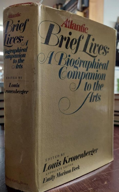Atlantic Brief Lives : A Biographical Companion to the Arts.