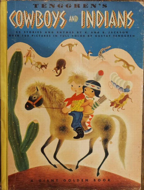 Tenggren's Cowboys and Indians (Giant Little Golden Book)