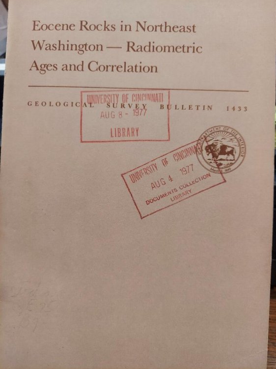 Image for Eocene Rocks in Northeast Washington - Radiometric Ages and Correlation Eocene Rocks in Northeast Washington - Radiometric Ages and Correlation