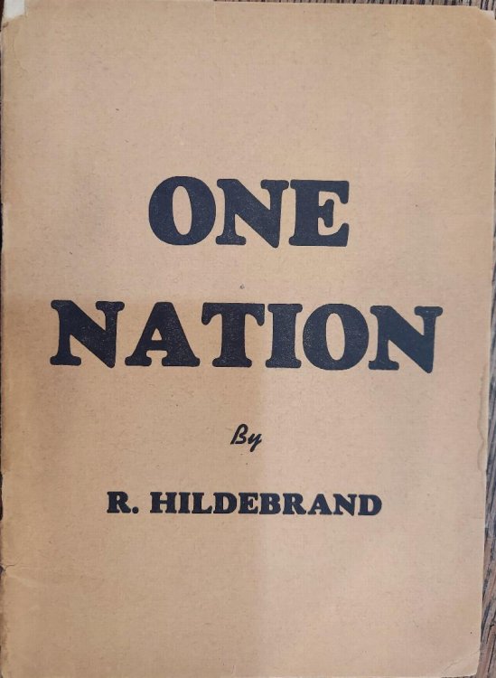 One Nation: a Treatise on Social and Economic Conditions