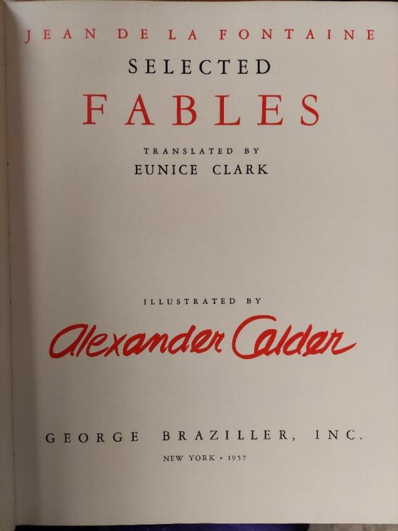 Jean De La Fontaine Selected Fables