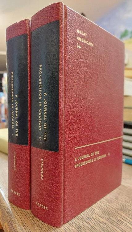 A Journal of the Proceedings in Georgia, 1737 to 1740 (two Volume set)