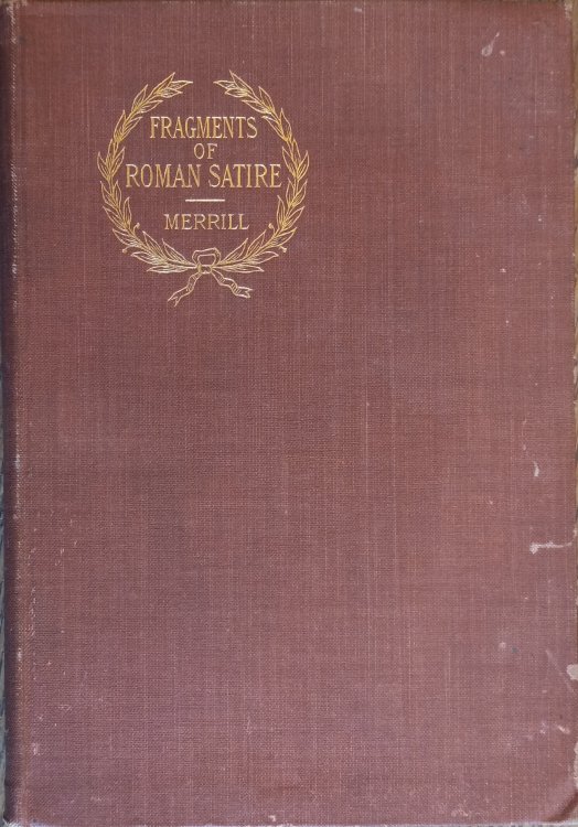 Fragments of Roman Satire from Ennius to Apuleius