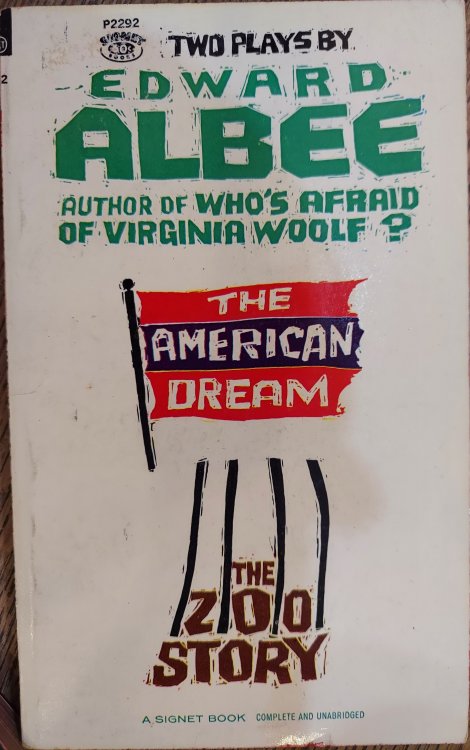 Two Plays : The American Dream and The Zoo Story