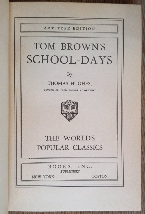 Tom Brown's School-Days (World's Popular Classics)