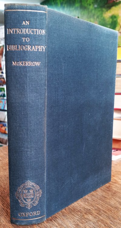 An Introduction to Bibliography for Literary Students