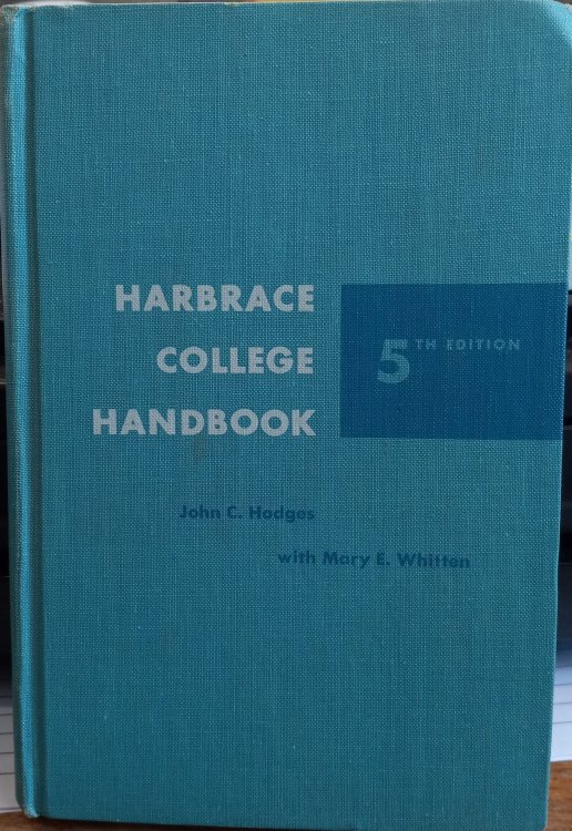 Harbrace College Handbook (5th Edition)