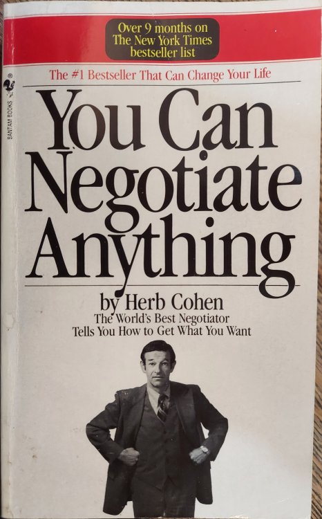You Can Negotiate Anything