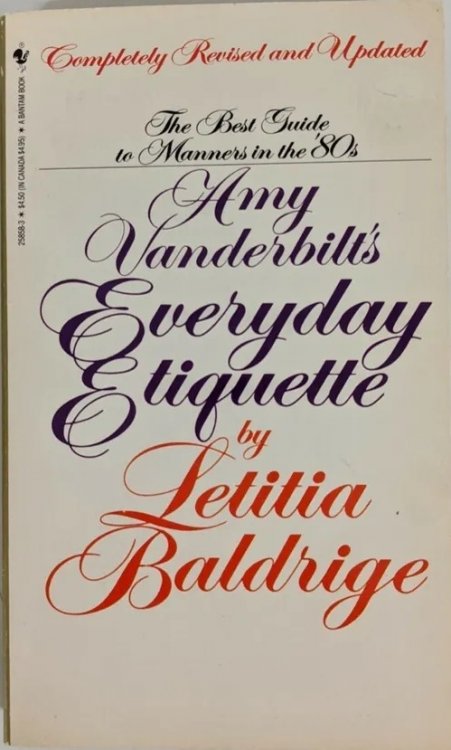 Image for Amy Vanderbilt's Everyday Etiquette Amy Vanderbilt's Everyday Etiquette
