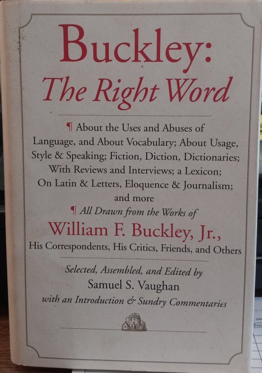 Buckley: The Right Word