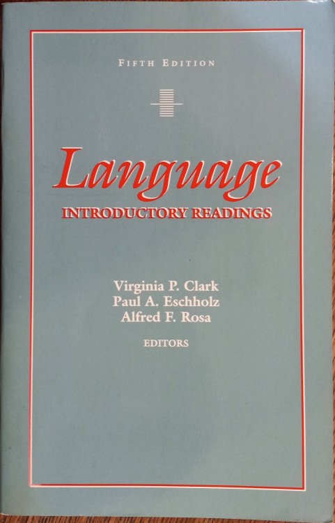 Language: Introductory Readings (Fifth Edition)