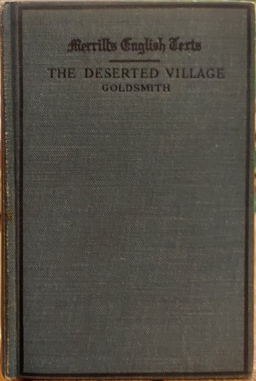 The Deserted Village, The Traveler and Other Poems