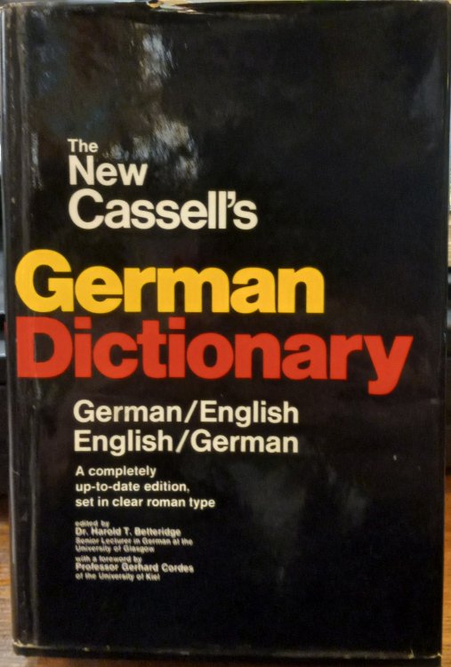 The New Cassell's German Dictionary (German-English English-German)