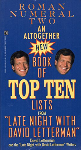 An Altogether New Book of Top Ten Lists (Roman Numeral Two)