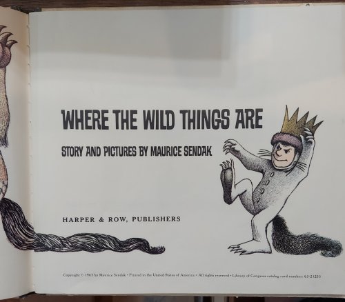 Where The Wild Things Are - First Edition