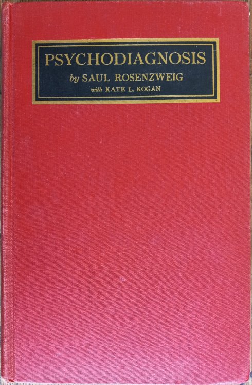 Psychodiagnosis : An Introduction to Tests in the Clinical Practice of Psychodynamics