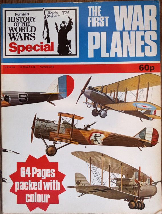 Image for The First War Planes (Purnell's History of the World Wars. Special) The First War Planes (Purnell's History of the World Wars. Special)