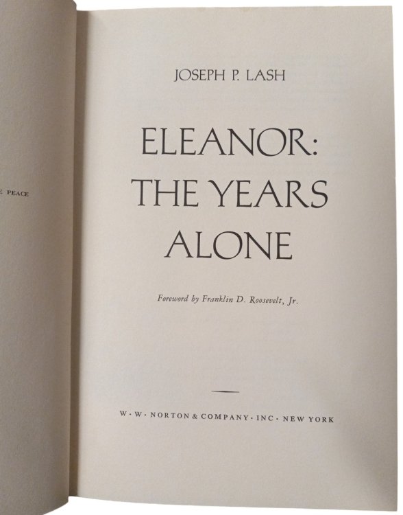 Eleanor: The Years Alone