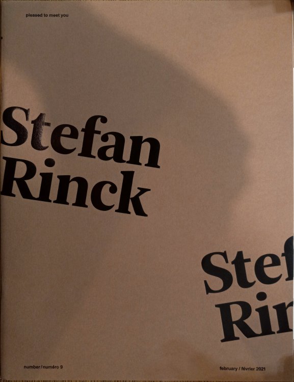 Pleased to Meet You #9 (February 2021): Stefan Rinck