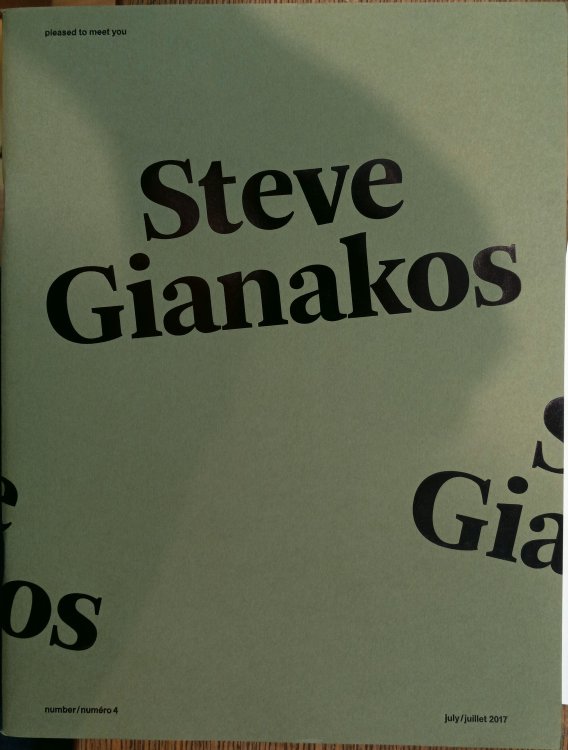 Pleased to Meet You #4 (July 2017): Steve Gianakos