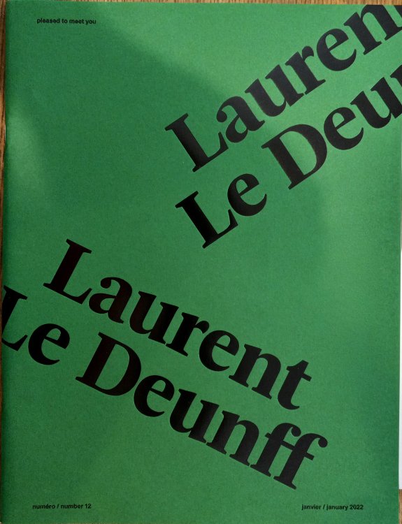 Pleased to Meet You #12 (January 2022): Laurent Le Deunff